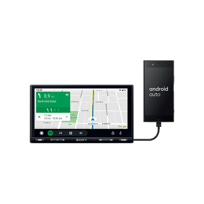 6.95" (17.6cm) Bluetooth Media Receiver with WebLink Cast, , product-image