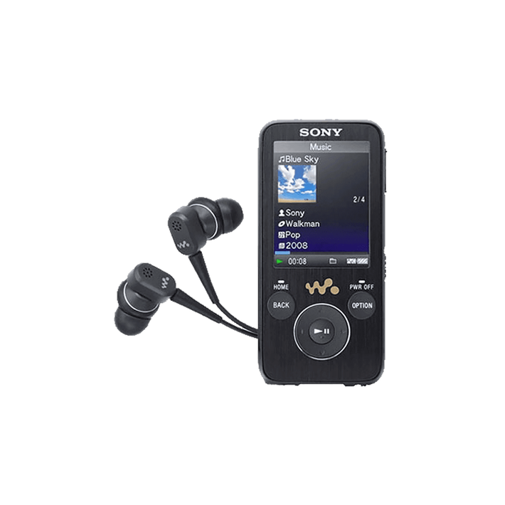 S Series Video MP3 8GB Walkman with Built-in Noise Cancelling (Black), , product-image
