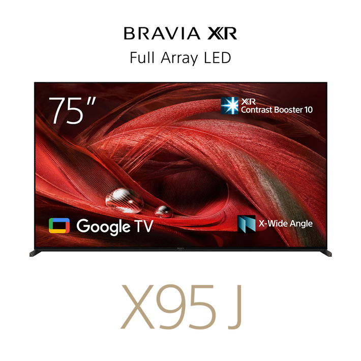 75" X95J | BRAVIA XR | Full Array LED | 4K Ultra HD | High Dynamic Range | Smart TV (Google TV), , product-image