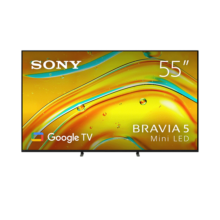 55" BRAVIA 5 | XR Processor | Mini LED | 4K Ultra HD | HDR | Google TV, , product-image