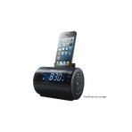 iPod and iPhone Dock Clock Radio (Black), , hi-res
