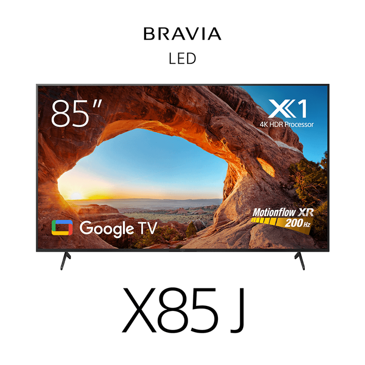 85" X85J | 4K Ultra HD | High Dynamic Range (HDR) | Smart TV (Google TV), , product-image