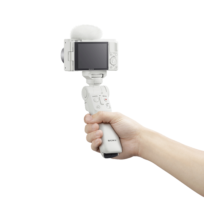 Shooting Grip With Wireless Remote Commander (White), , product-image