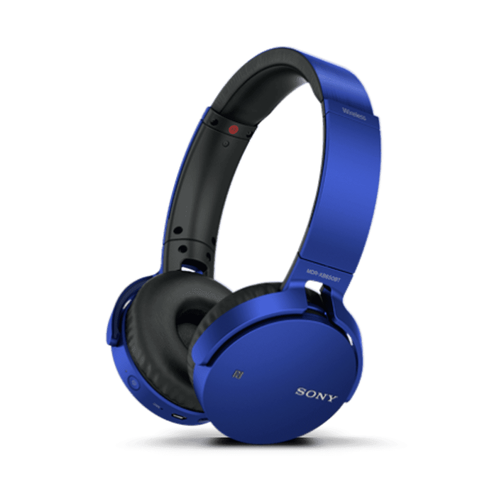 XB650BT EXTRA BASS Bluetooth Headphones (Blue), , product-image