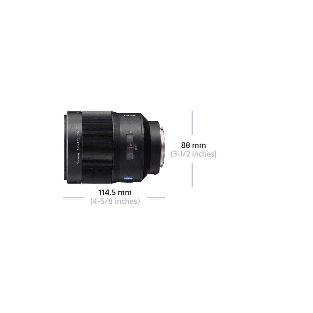A-Mount Sonnar T* 135mm F1.8 ZA Lens, A-Mount Sonnar T* 135mm F1.8 ZA Lens, , product-image