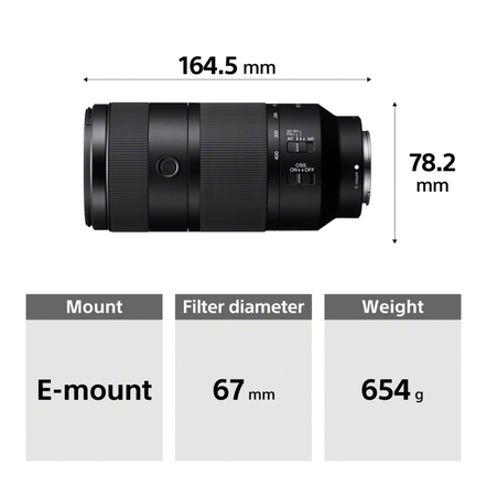 Sony FE 100-400mm 5.6-8 OSS E-Mount Full-Frame Super-Telephoto Zoom Lens, , hi-res