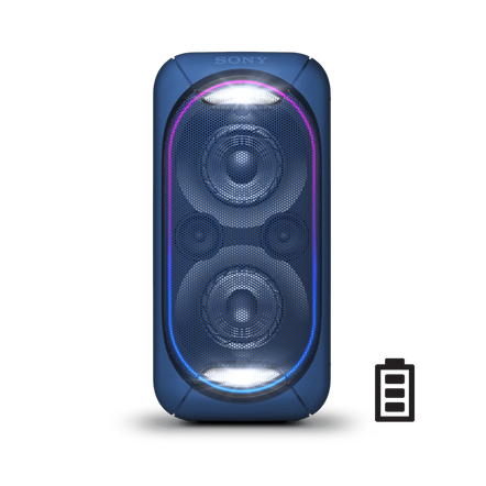 EXTRA BASS High Power Home Audio System with Battery (Blue), , hi-res
