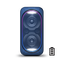 EXTRA BASS High Power Home Audio System with Battery (Blue)