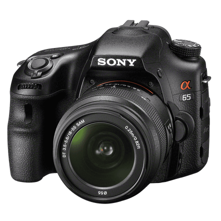 A65 Digital SLT 24.3 Mega Pixel Camera with SAL18552 and SAL55200 Lens, , hi-res