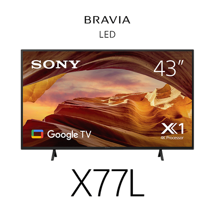 43" X77L | 4K Ultra HD | High Dynamic Range (HDR) | Smart TV (Google TV), , hi-res
