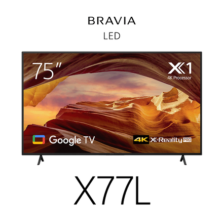 75" X77L | 4K Ultra HD | High Dynamic Range (HDR) | Smart TV (Google TV), , hi-res