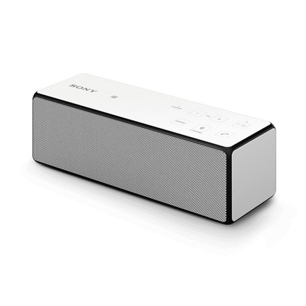 Portable Wireless Bass Speaker with Bluetooth (White), , hi-res