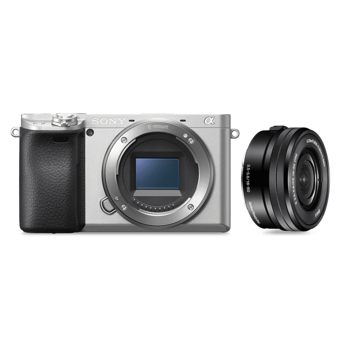 Alpha 6400 Premium Digital E-mount APS-C Camera Kit with 16-50mm Lens (Silver), , product-image