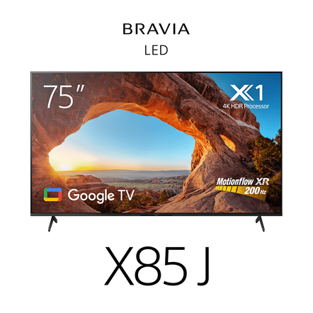 75" X85J | 4K Ultra HD | High Dynamic Range (HDR) | Smart TV (Google TV), , hi-res