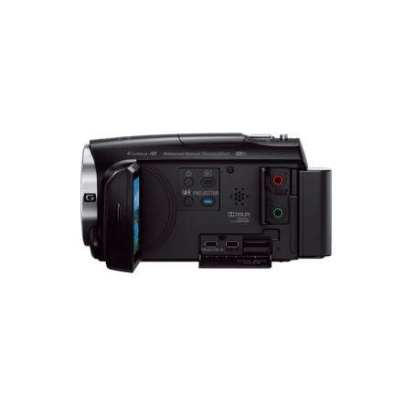 HD 32GB Flash Memory Handycam with Built-in Projector, , hi-res