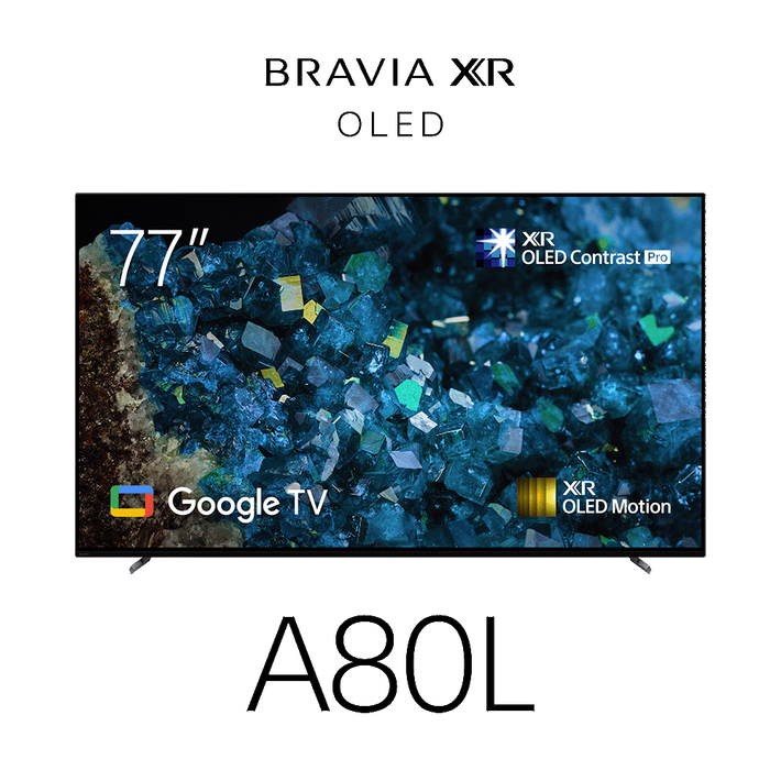77" A80L | BRAVIA XR | OLED | 4K Ultra HD | High Dynamic Range (HDR) | Smart TV (Google TV), , product-image