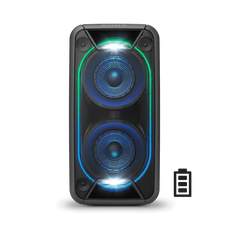 EXTRA BASS High Power Home Audio System with Battery (Black)