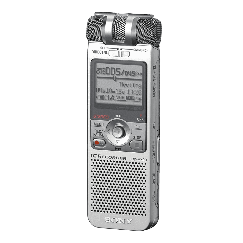 voice note recorder with flash memory