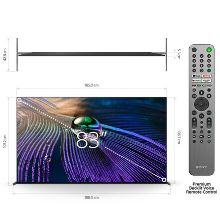 83" A90J | BRAVIA XR | MASTER Series OLED | 4K Ultra HD | High Dynamic Range | Smart TV (Google TV), , hi-res