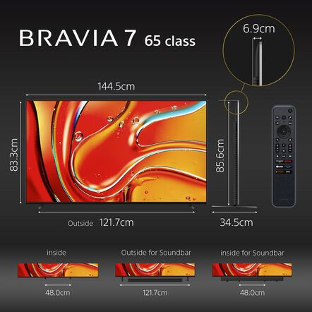65" BRAVIA 7 | XR Processor | Mini LED | 4K Ultra HD | HDR | Google TV, , hi-res