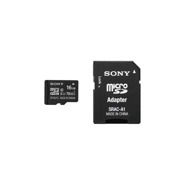 16GB SR-UY2A Series micro SD Memory Card, , product-image