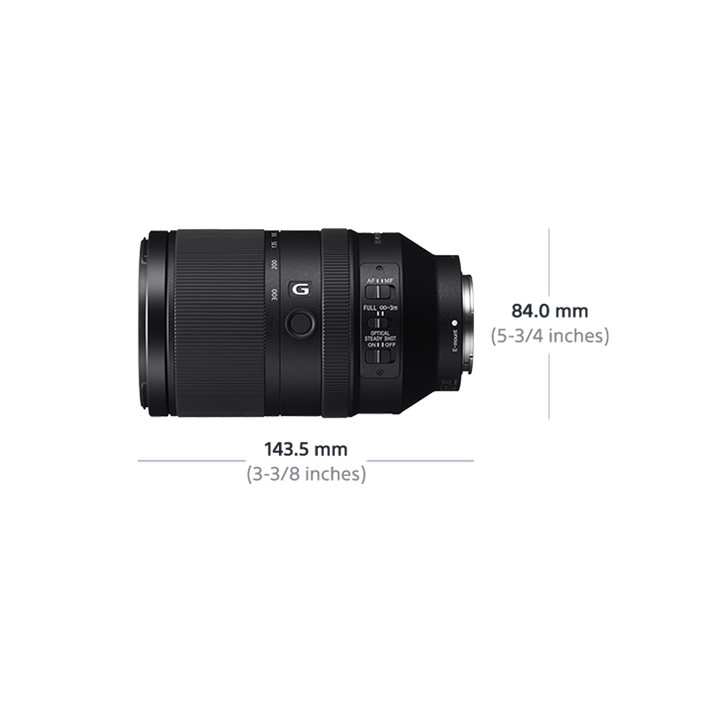 SEL70300G Full Frame E-Mount FE 70-300mm F4.5-5.6 G OSS Lens, , product-image