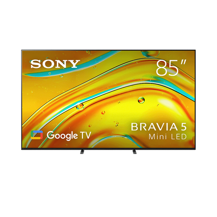 85" BRAVIA 5 | XR Processor | Mini LED | 4K Ultra HD | HDR | Google TV, , hi-res