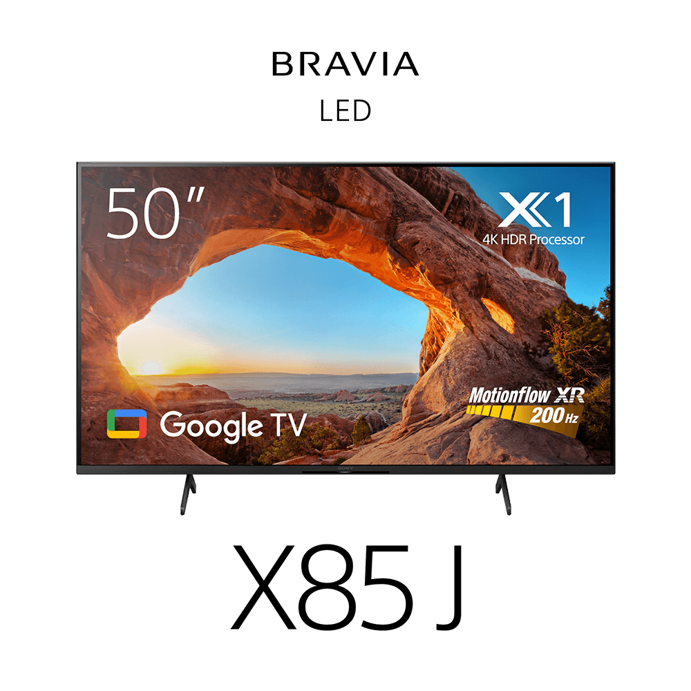 50" X85J | 4K Ultra HD | High Dynamic Range (HDR) | Smart TV (Google TV), 50" X85J | 4K Ultra HD | High Dynamic Range (HDR) | Smart TV (Google TV), , product-image