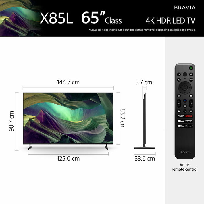 65" X85L | Full Array LED | 4K Ultra HD | High Dynamic Range (HDR) | Smart TV (Google TV),  65" X85L | Full Array LED | 4K Ultra HD | High Dynamic Range (HDR) | Smart TV (Google TV), , product-image