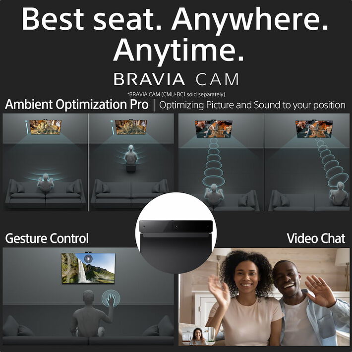 55" A80L | BRAVIA XR | OLED | 4K Ultra HD | High Dynamic Range (HDR) | Smart TV (Google TV), , product-image