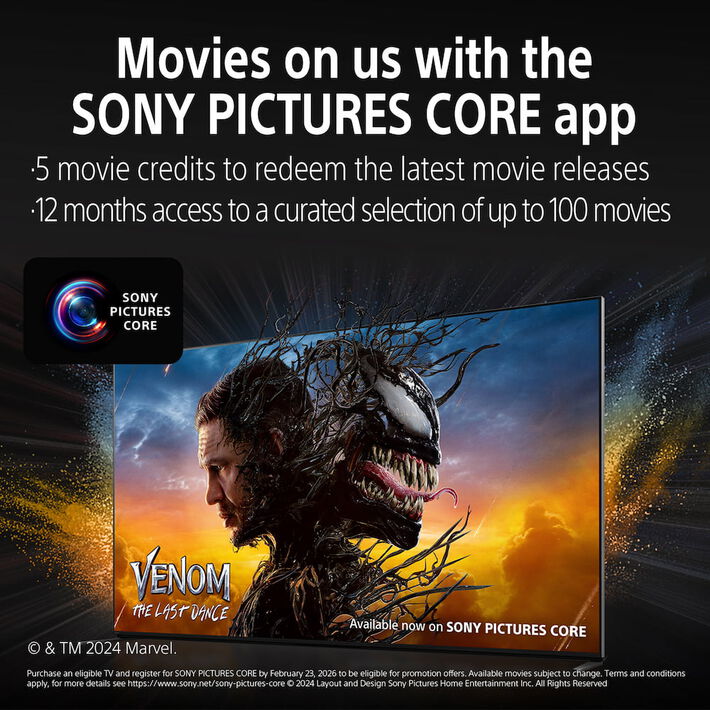 55" BRAVIA 5 | XR Processor | Mini LED | 4K Ultra HD | HDR | Google TV, , product-image