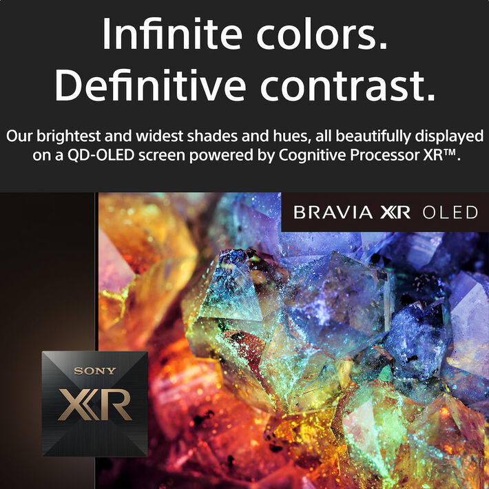 55" A95L | BRAVIA XR | OLED | 4K Ultra HD | High Dynamic Range (HDR) | Smart TV (Google TV),  55" A95L | BRAVIA XR | OLED | 4K Ultra HD | High Dynamic Range (HDR) | Smart TV (Google TV), , product-image