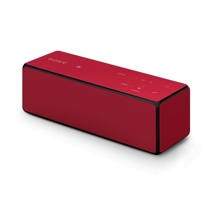 Portable Wireless Bass Speaker with Bluetooth (Red), , product-image