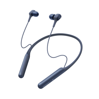 WI C600N Wireless Noise Cancelling In Ear Headphones Blue