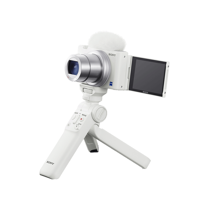 Shooting Grip With Wireless Remote Commander (White), , product-image