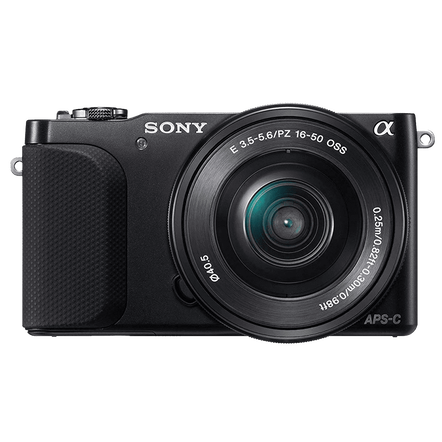 16.1 Megapixel Camera Body (Black) with SELP1650 Lens, , hi-res