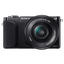16.1 Megapixel Camera Body (Black) with SELP1650 Lens