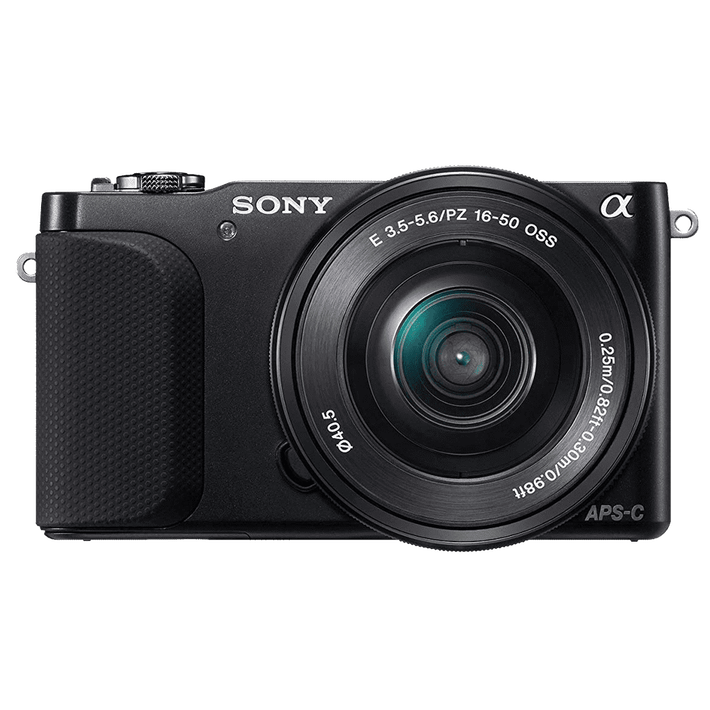 16.1 Megapixel Camera Body (Black) with SELP1650 Lens, , product-image