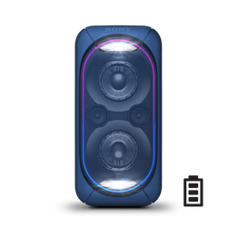EXTRA BASS High Power Home Audio System with Battery (Blue)