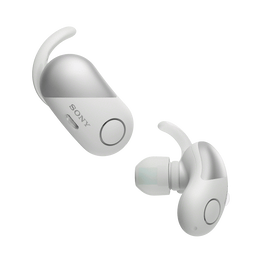 Wireless Noise Cancelling Headphones for Sports (White)