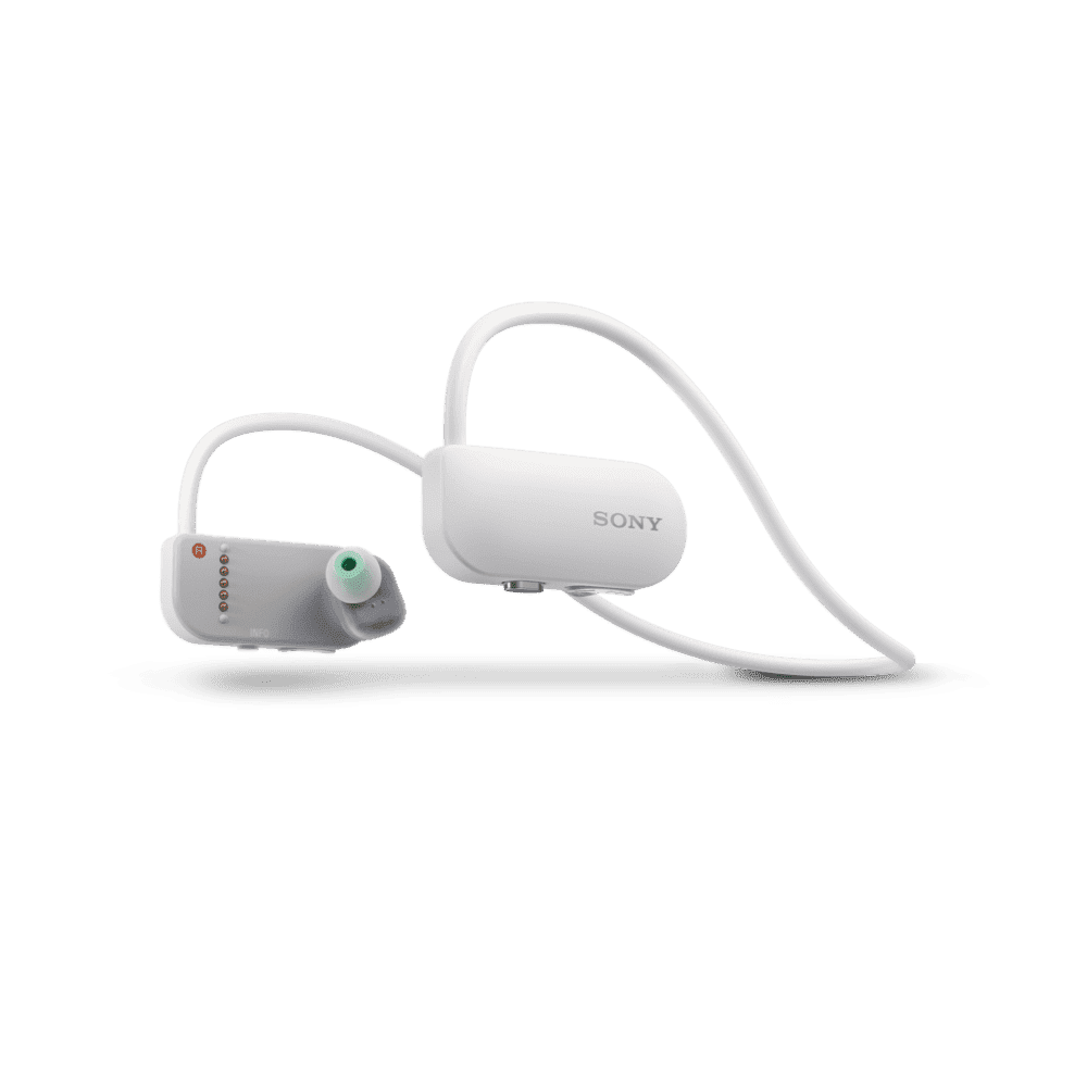 Wearable Music Player with Fitness Tracker (White)