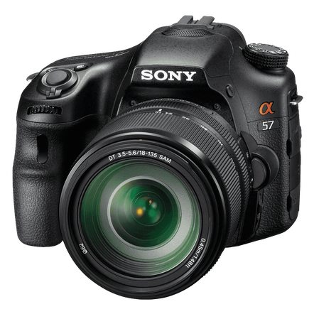 a57 Digital SLT 16.1 Mega Pixel Camera with SAL18135 Lens, , hi-res