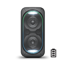 EXTRA BASS High Power Home Audio System with Battery (Black)