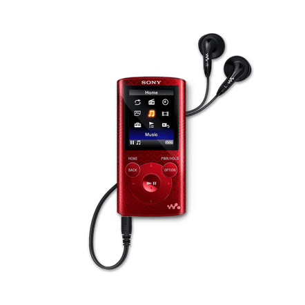 NWZ-E383 E Series Walkman (Red), , hi-res