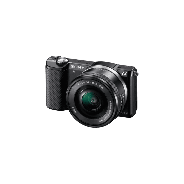 a5000 E-mount Camera with APS-C Sensor and 16-50 mm Zoom Lens, , product-image