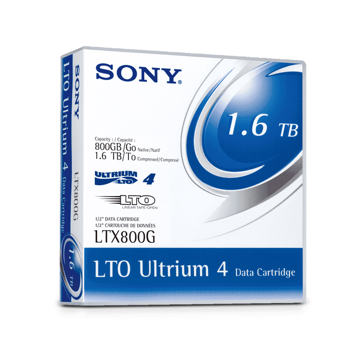 LTO4 1/2 Inch 1.6TB Compressed Data Cartridge, , product-image
