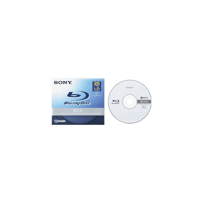 25GB Recordable Bluray Disc