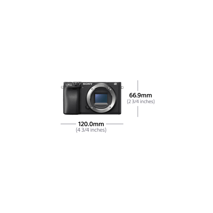 Alpha 6400 Premium Digital E-mount APS-C Camera Kit with 16-50mm Lens (Black),  Alpha 6400 Premium Digital E-mount APS-C Camera Kit with 16-50mm Lens (Black), , product-image