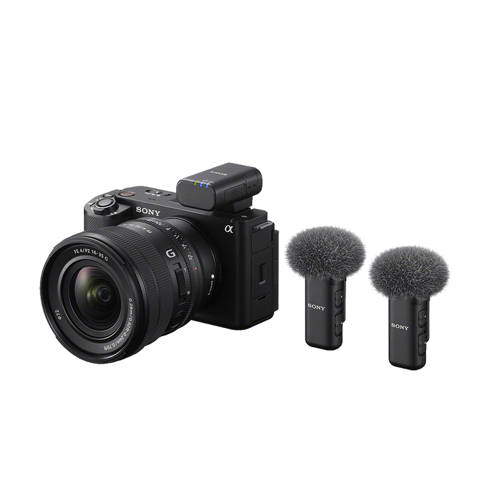 ECM-W3 Wireless Microphone with Charging Case - 2 Mics, , product-image