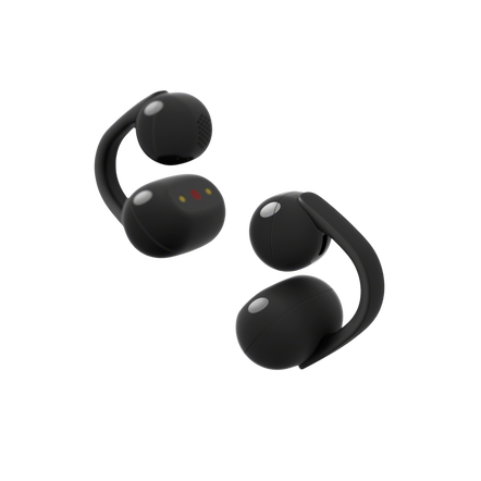 LinkBuds Clip Open-Ear Truly Wireless Earbuds (Black), , hi-res